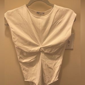 Zara NEW white w/tags, bodysuit